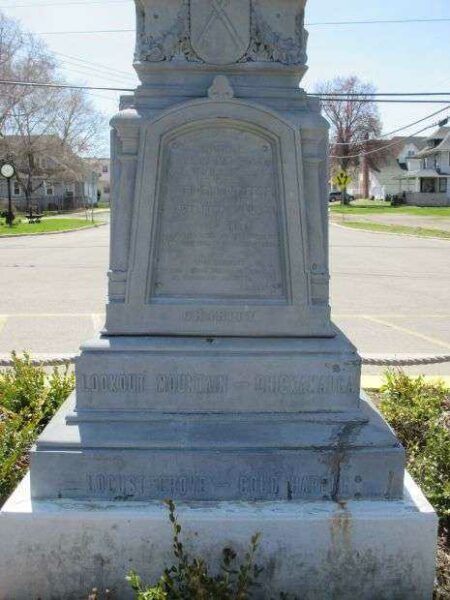 S.B. KEMP POST NO. 108, G.A.R. MEMORIAL SIDE D