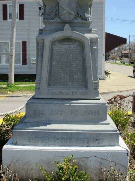 S.B. KEMP POST NO. 108, G.A.R. MEMORIAL SIDE C