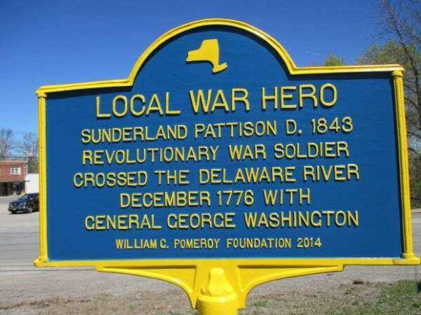 LOCAL WAR HERO MEMORIAL MARKER