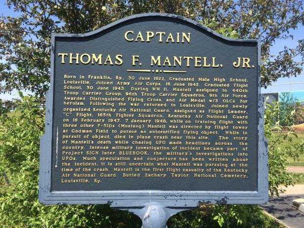 CAPTAIN THOMAS F. MANTELL, JR. WAR MEMORIAL MARKER