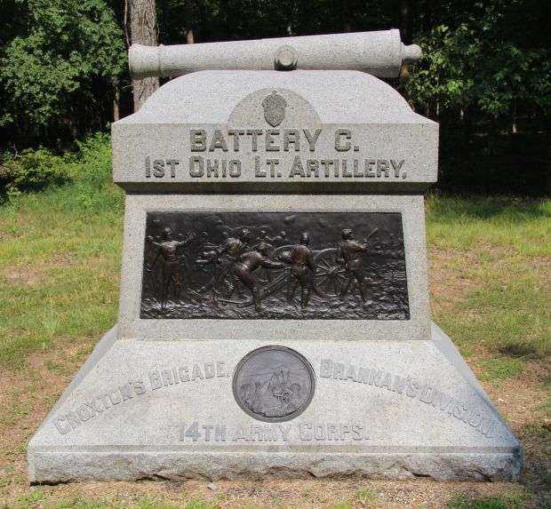 BATTERY C, 1ST OHIO LIGHT ARTILLERY WAR MEMORIAL