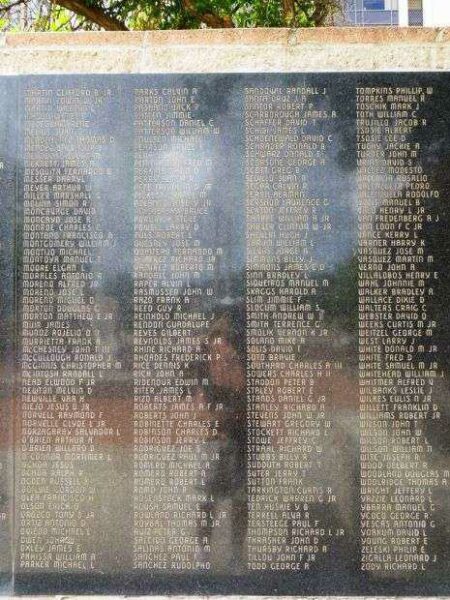 ARIZONA VIETNAM WAR MEMORIAL PLAQUE C