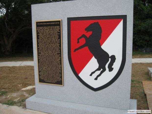 11TH ARMORED CAVALRY (BLACKHORSE) WAR MEMORIAL FRONT