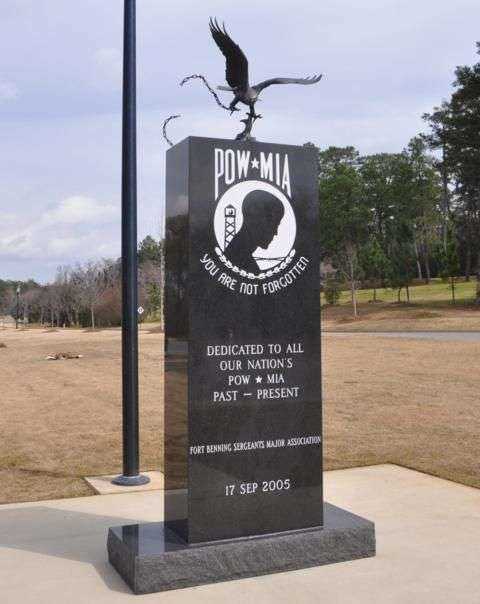 FORT BENNING POW MIA WAR MEMORIAL FRONT