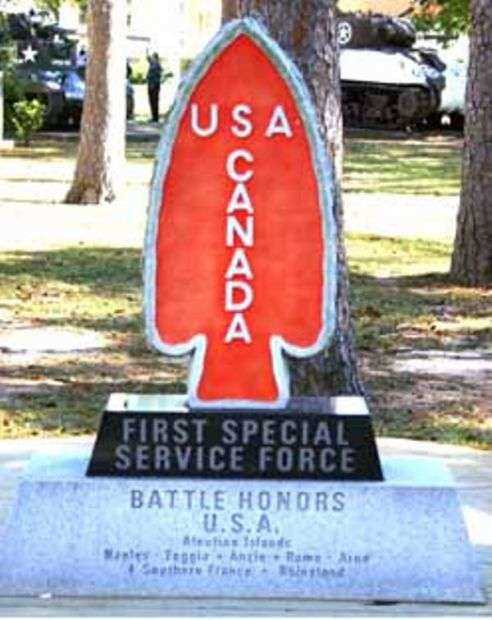 USA CANADA FIRST SPECIAL SERVICE FORCE USA WAR MEMORIAL
