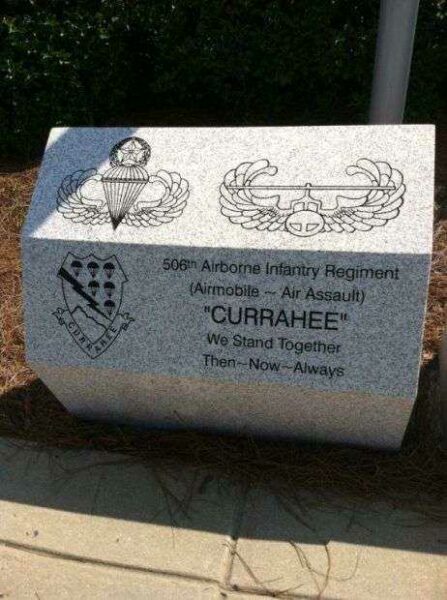 506TH AIRBORNE INFANTRY REGIMENT WAR MEMORIAL