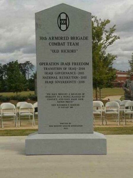 30TH ARMORED BRIGADE COMBAT TEAM WAR MEMORIAL
