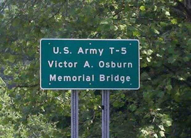 U.S. ARMY T-5 VICTOR A. OSBORN MEMORIAL BRIDGE