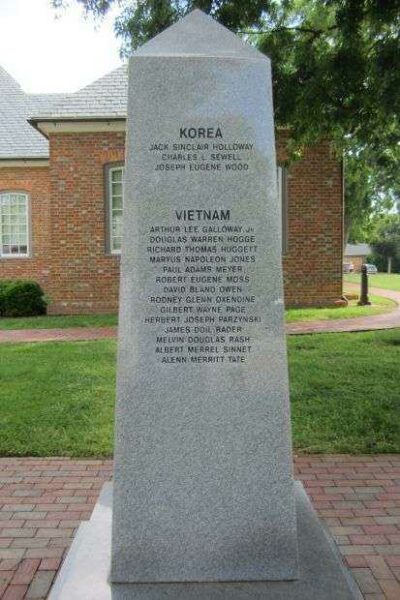 YORK COUNTY WAR MEMORIAL SIDE D