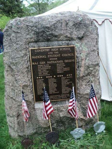 MAJ. GEN. NATHANEL GREENE WAR MEMORIAL