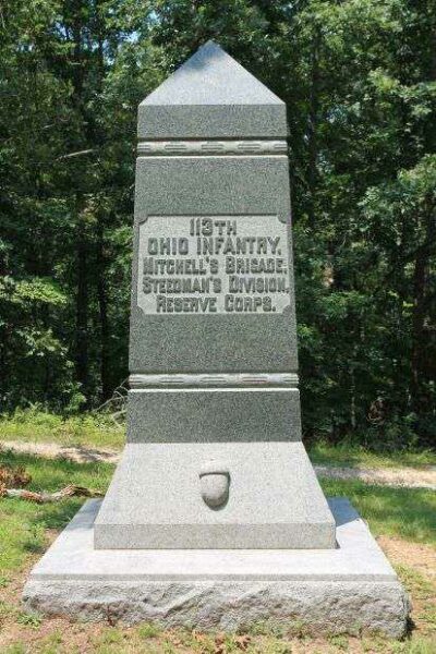 113TH OHIO INFANTRY WAR MEMORIAL