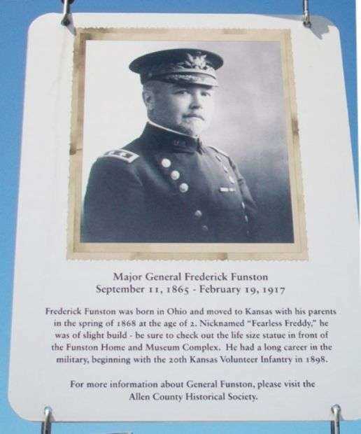 MAJOR GENERAL FREDERICK FUNSTON WAR MEMORIAL MARKER