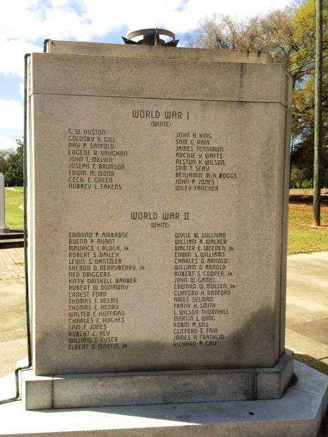 DALLAS COUNTY WORLD WARS MEMORIAL STONE B