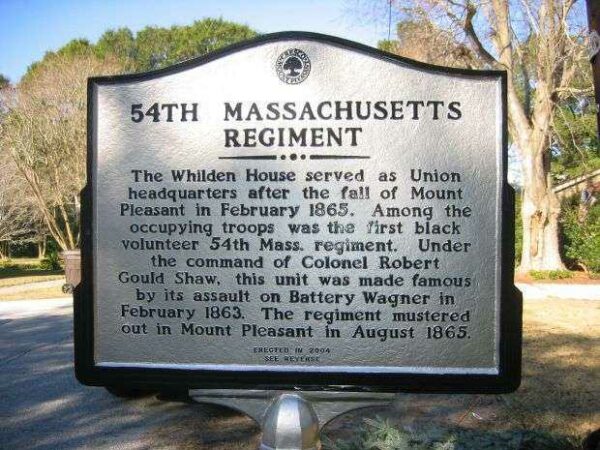 54TH MASSACHUSETTS REGIMENT WAR MEMORIAL MARKER