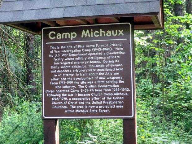 CAMP MICHAUX WAR MEMORIAL MARKER
