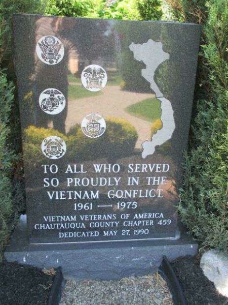 TO ALL WHO SERVED SO PROUDLY VIETNAM CONFLICT MEMORIAL