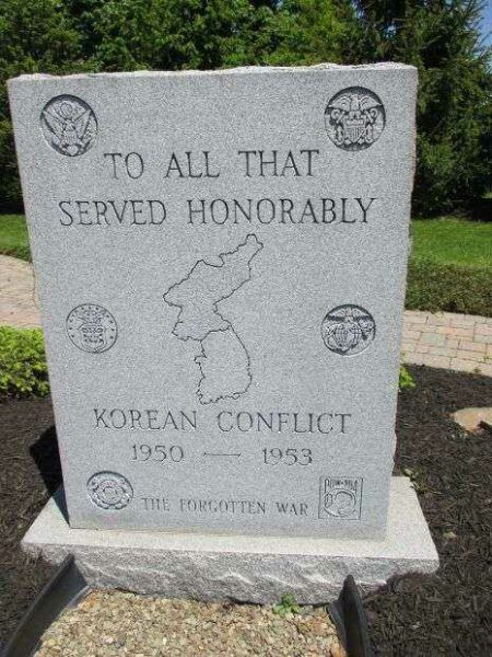 TO ALL THAT SERVED HONORABLY KOREAN CONFLICT MEMORIAL