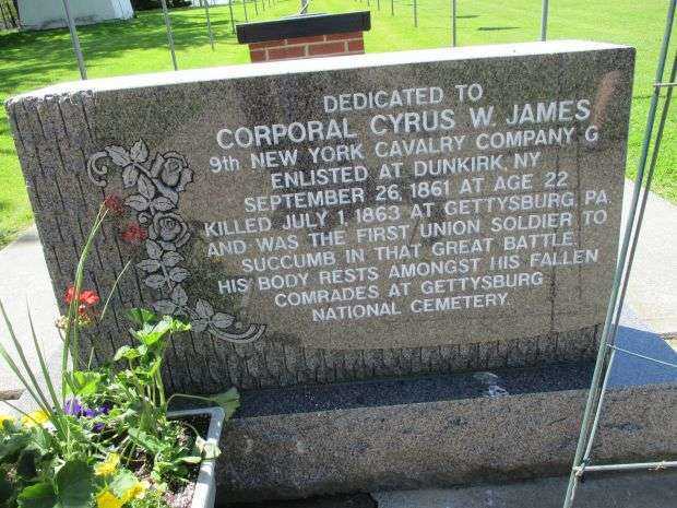 CORPORAL CYRUS W. JAMES WAR MEMORIAL