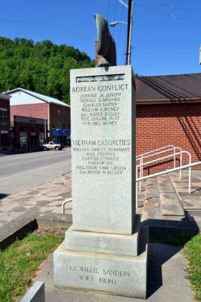 LESLIE COUNTY WAR VETERANS MEMORIAL SIDE D