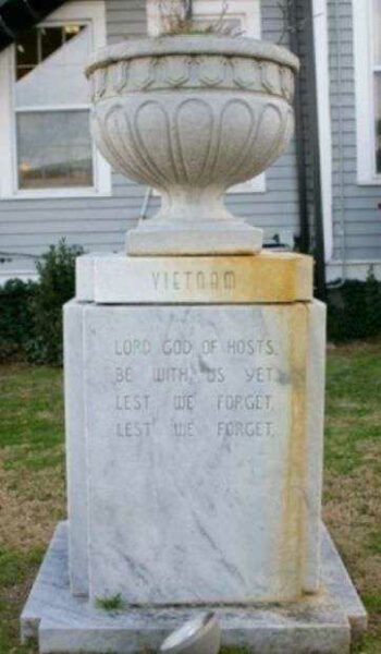 ALABAMA WAR VETERANS MONUMENT PEDESTAL H