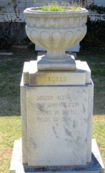 ALABAMA WAR VETERANS MONUMENT PEDESTAL G