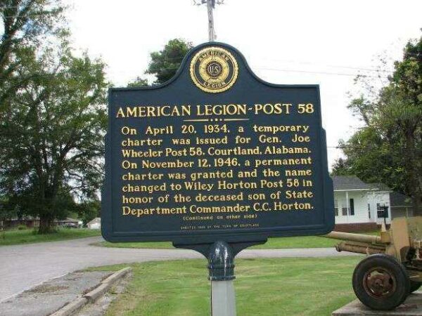 AMERICAN LEGION -POST 58 MEMORIAL MARKER