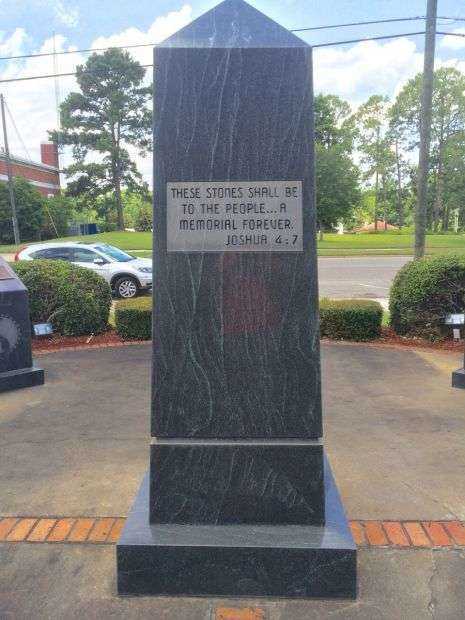 ESCAMBIA COUNTY VETERANS MEMORIAL CENTER STONE SIDE C