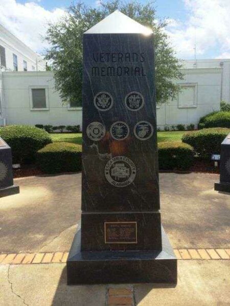 ESCAMBIA COUNTY VETERANS MEMORIAL CENTER STONE SIDE A