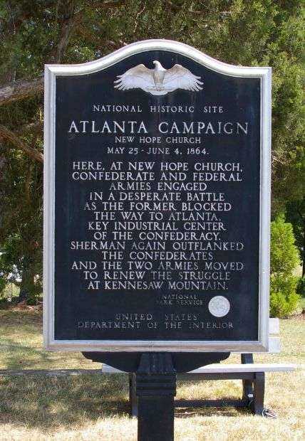 ATLANTA CAMPAIGN WAR MEMORIAL MARKER