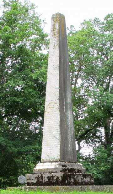 MONUMENT AT MOUND HILL CEMETERY