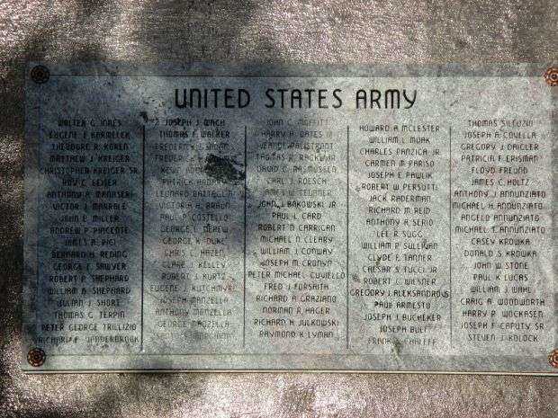 TOWN OF TONAWANDA VETERANS MEMORIAL STONE V