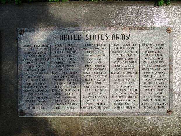 TOWN OF TONAWANDA VETERANS MEMORIAL STONE Q