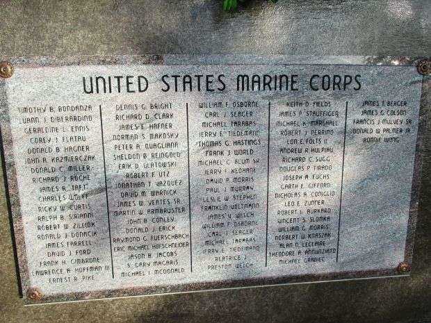 TOWN OF TONAWANDA VETERANS MEMORIAL STONE O