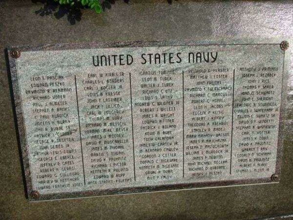 TOWN OF TONAWANDA VETERANS MEMORIAL STONE N