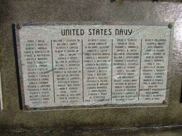 TOWN OF TONAWANDA VETERANS MEMORIAL STONE M