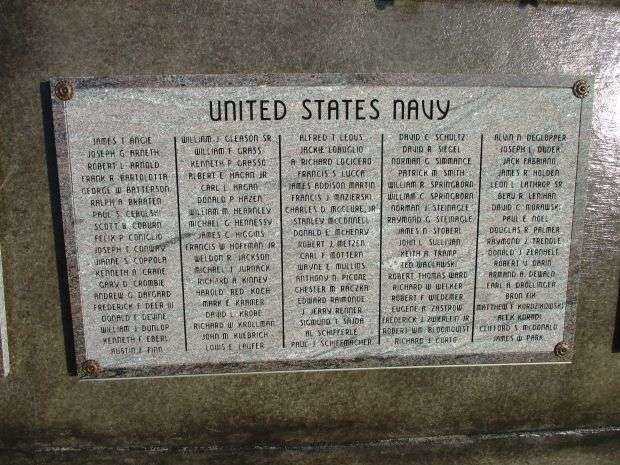 TOWN OF TONAWANDA VETERANS MEMORIAL STONE M