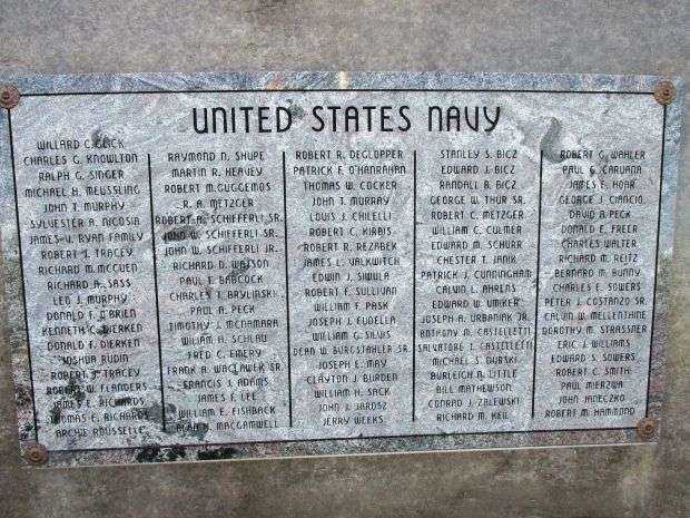 TOWN OF TONAWANDA VETERANS MEMORIAL STONE I
