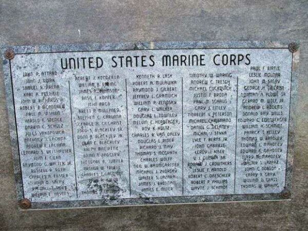 TOWN OF TONAWANDA VETERANS MEMORIAL STONE G