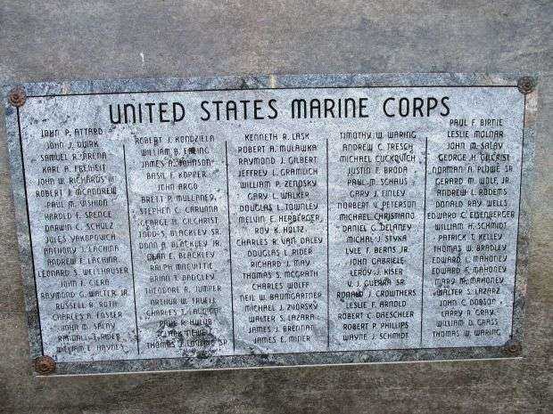 TOWN OF TONAWANDA VETERANS MEMORIAL STONE G