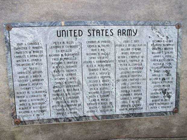 TOWN OF TONAWANDA VETERANS MEMORIAL STONE D