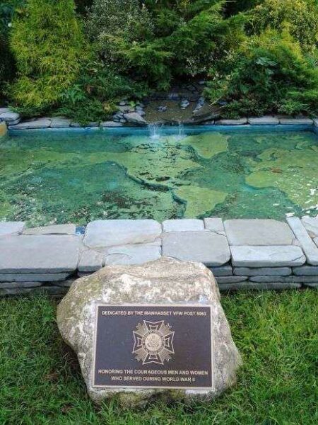 MANHASSET VFW POST 5063 WAR MEMORIAL FOUNTAIN