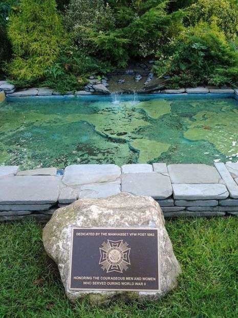 MANHASSET VFW POST 5063 WAR MEMORIAL FOUNTAIN