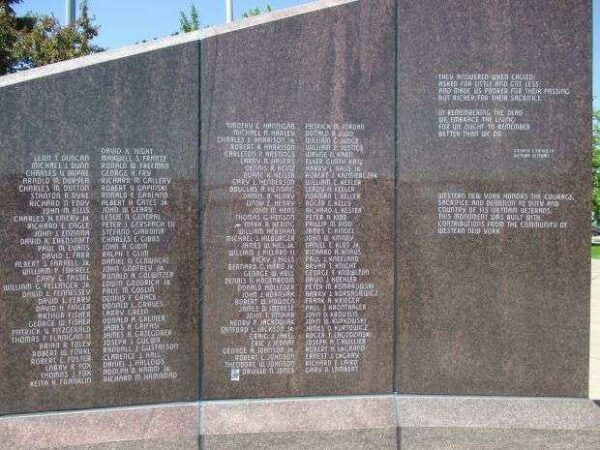 WESTERN NEW YORK VIETNAM VETERANS MONUMENT SECTION B