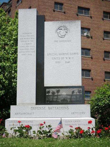 SPECIAL MARINE CORPS UNITS OF W.W. II MEMORIAL