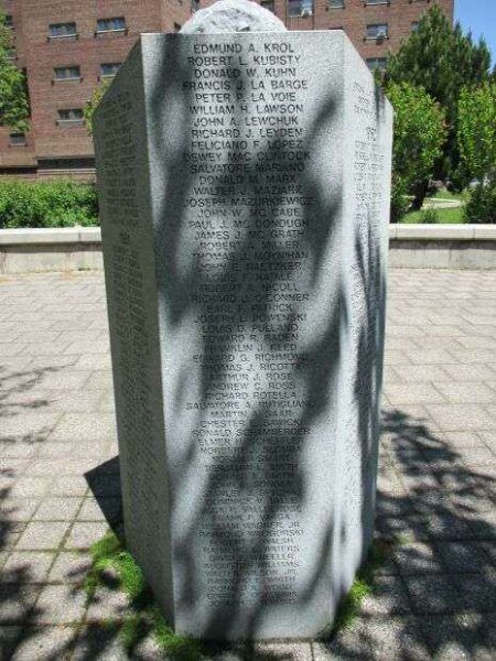 BUFFALO KOREAN WAR MEMORIAL HEXAGONAL PRISM SIDE D