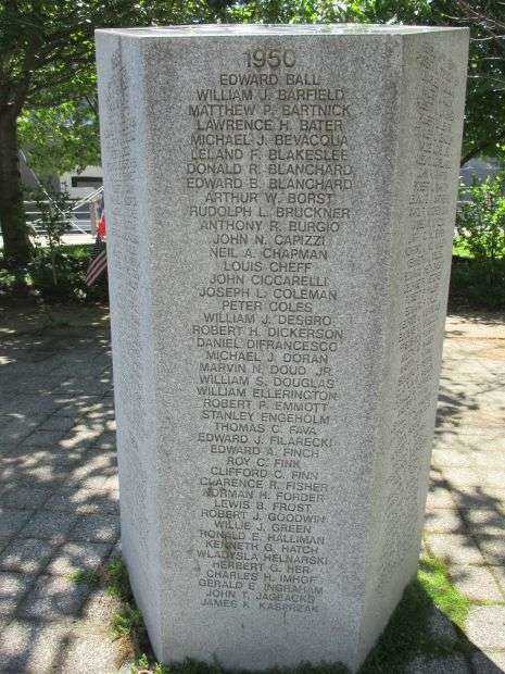 BUFFALO KOREAN WAR MEMORIAL HEXAGONAL PRISM SIDE A
