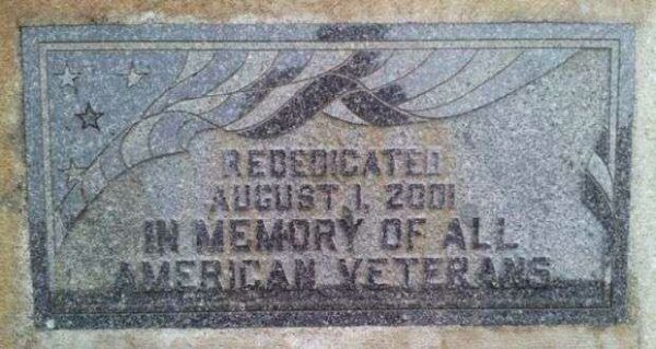 HUME WAR MEMORIAL FLAGPOLE STONE B