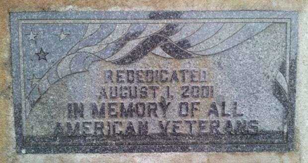 HUME WAR MEMORIAL FLAGPOLE STONE B