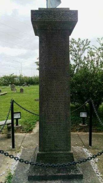 FRANKLIN COUNTY COLORED SOLDIERS CIVIL WAR MEMORIAL SIDE B