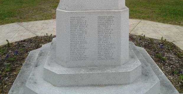 MORRISTOWN WORLD WAR II AND KOREAN CONFLICT MEMORIAL SIDE D